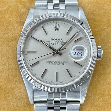 1991 rolex oyster perpetual date just|rolex datejust 36 1991.